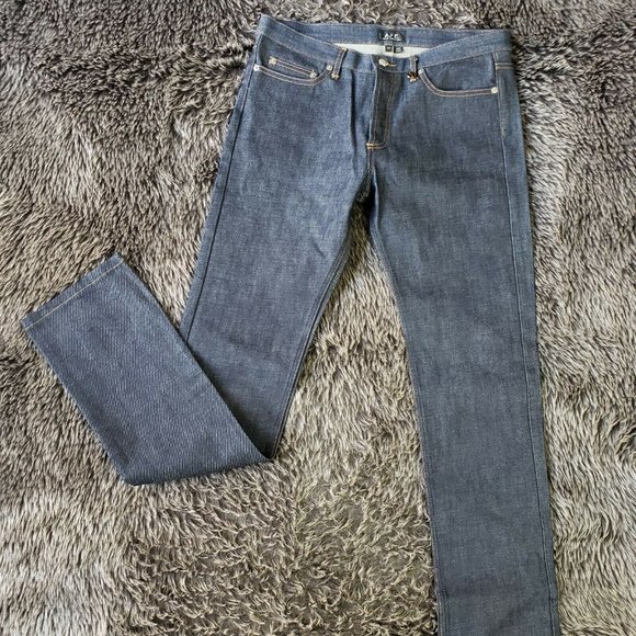 A.P.C. Other - A.P.C. NEW CURE Slim Straight Jeans Raw Denim